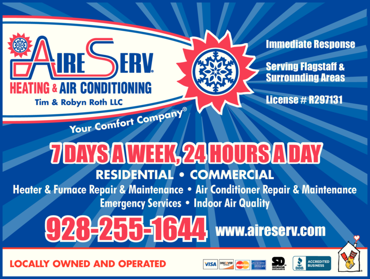 Aire Serv Heating & Air Conditioning Sedona, AZ Action Local AZ